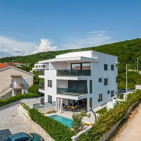 Luxury Apartment Marco Polo With A Private Swimming Pool With Salt Sea Water Punat Exterior photo